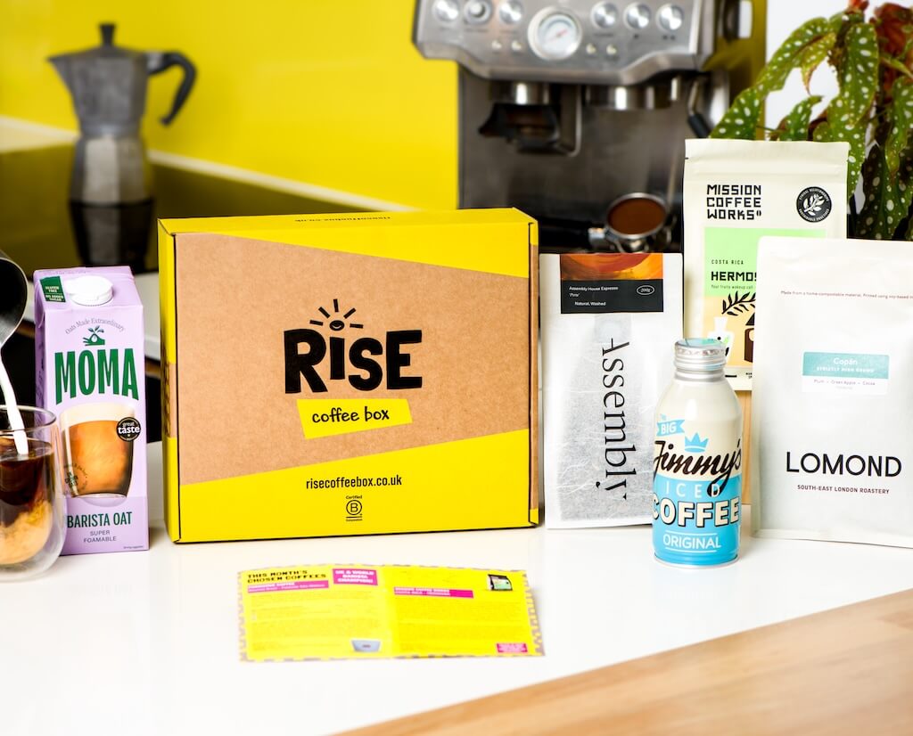 RISE coffee box